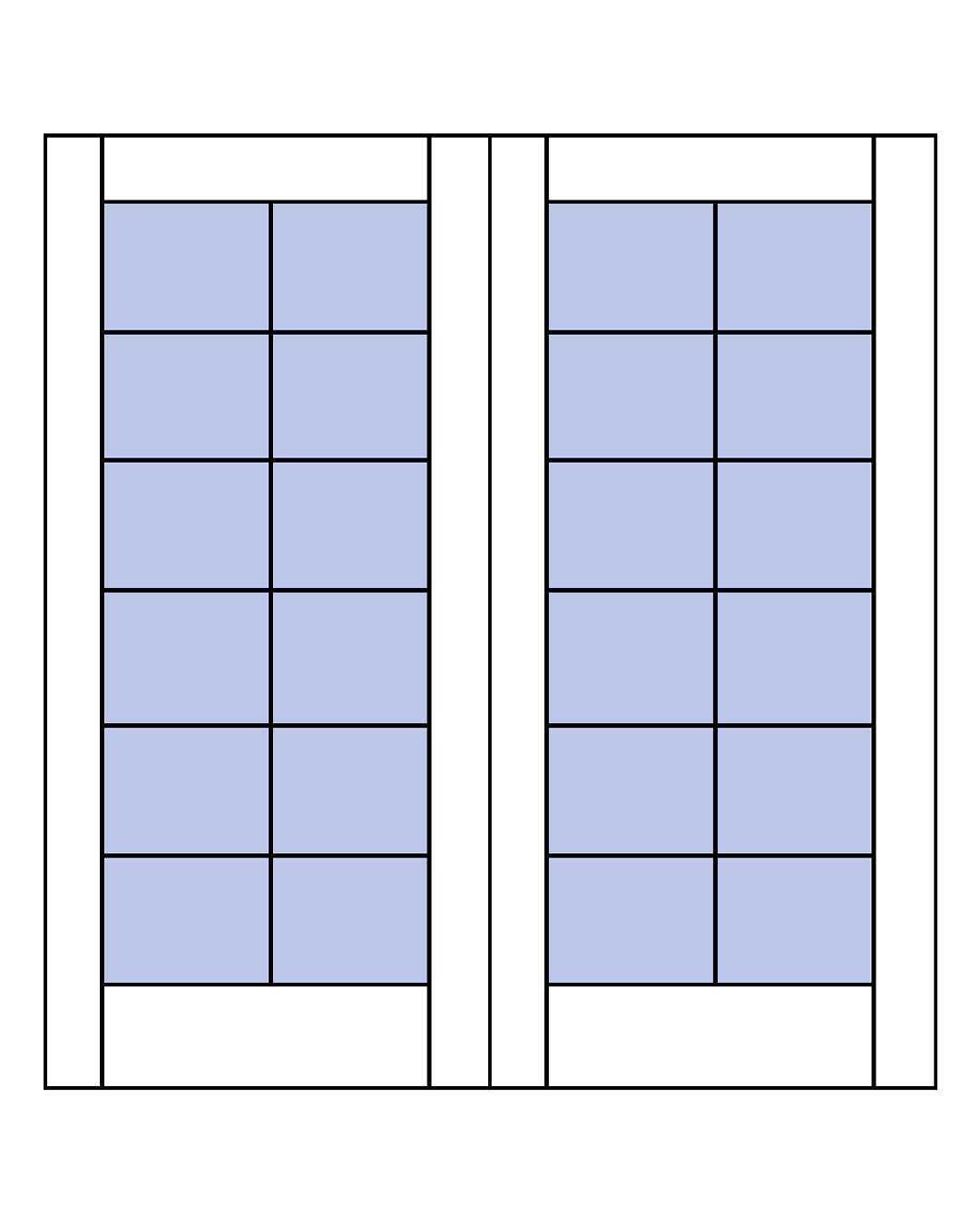 vendbar århus dobbelt glasdør monteret med dørlås
