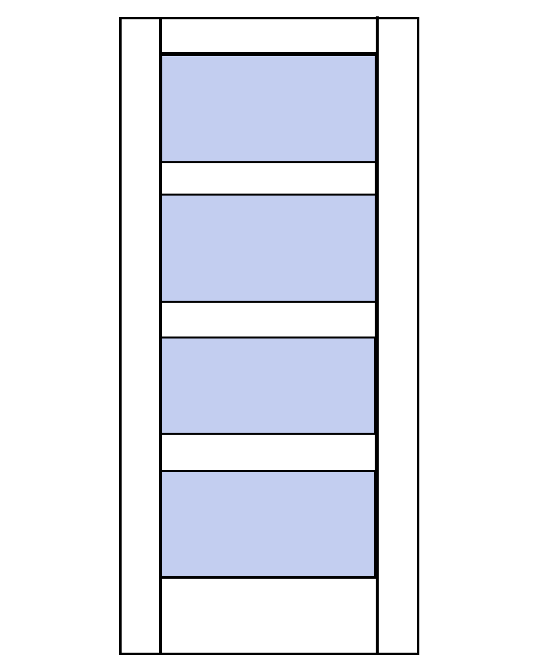 vendbar enkelt glasdør monteret med dørlås