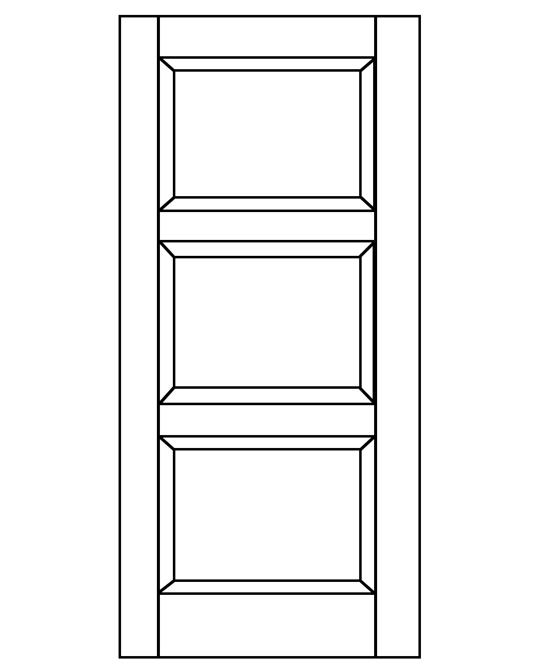 vendbar varde enkelt fyldningsdør monteret med dørlås